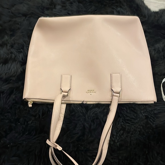 Kate Spade New York Rosy cheeks Schuyler Saffiano PVC Tote Bag - Picture 15 of 15